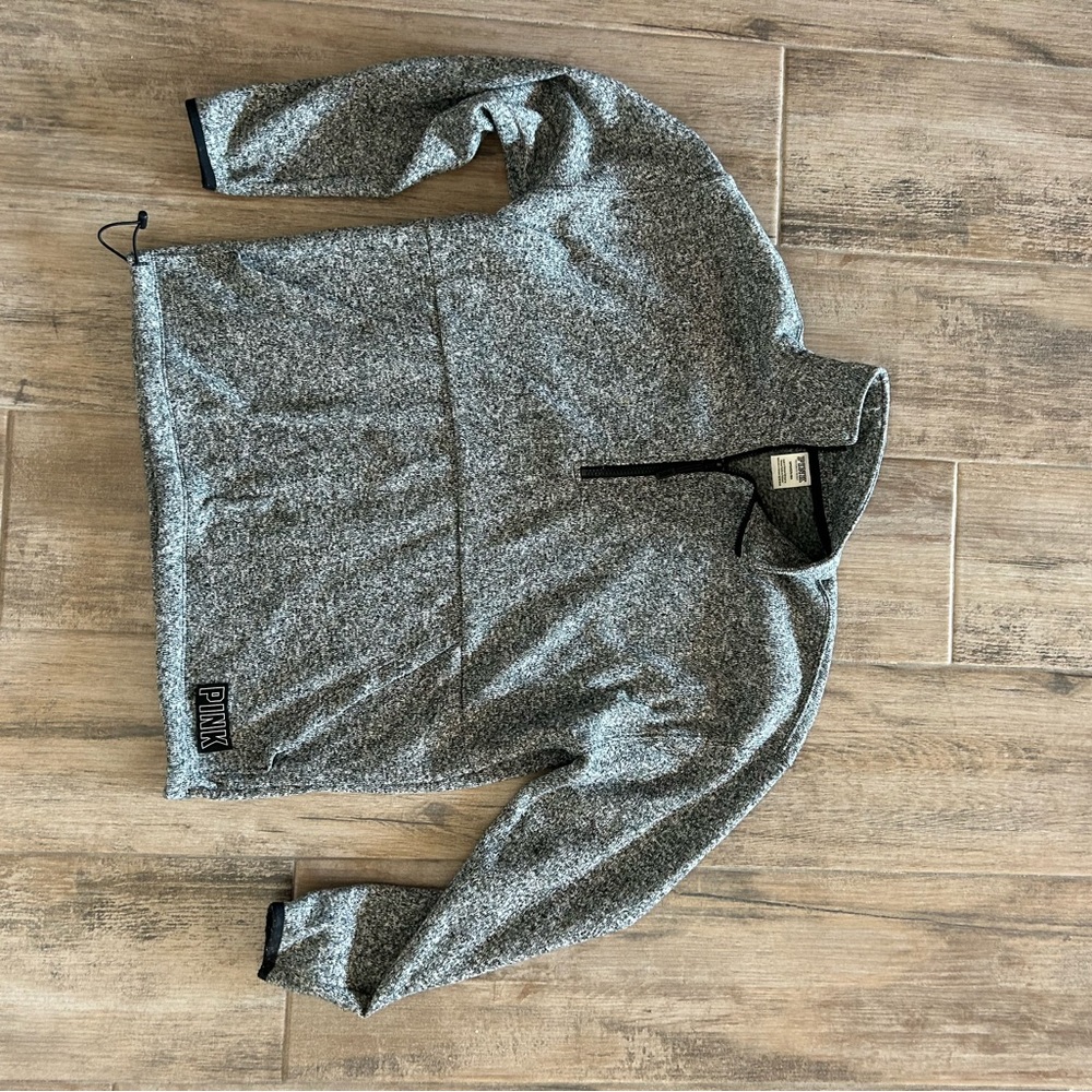 Victoria’s Secret Gray Sweater 1/4 Zip Pullover